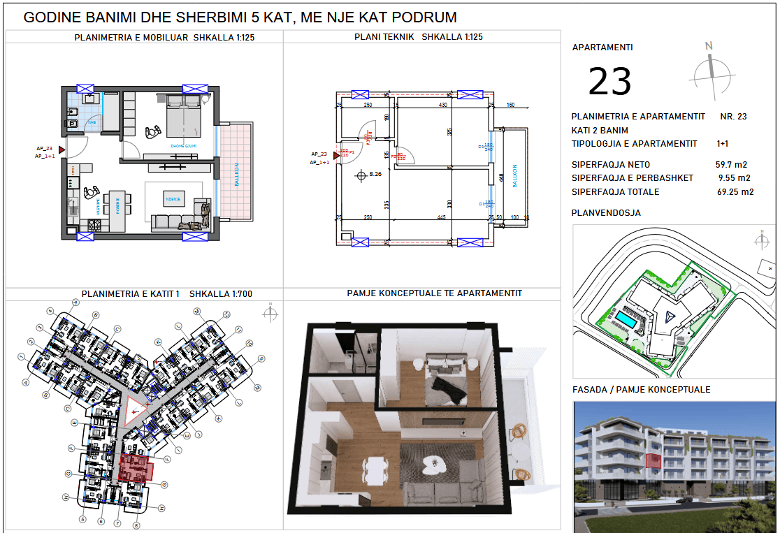 Apartment for Sale in Durrës, Albania