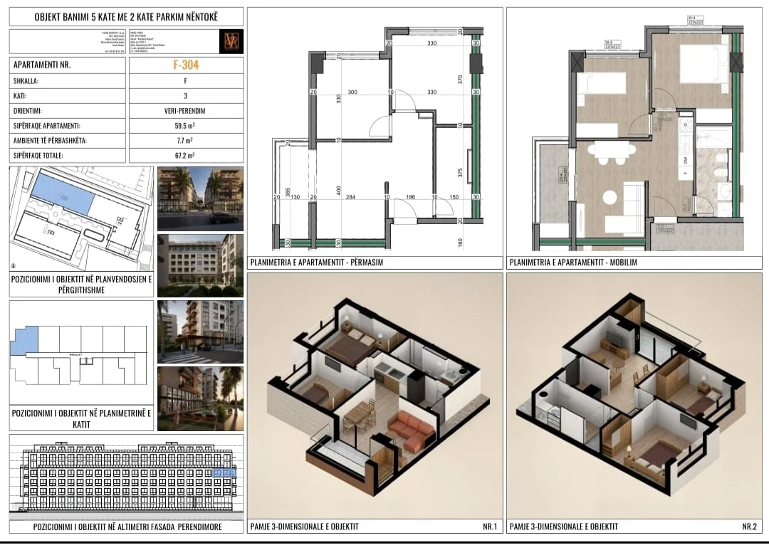 Apartment for Sale in Mali i Robit, Golem USD 87,360