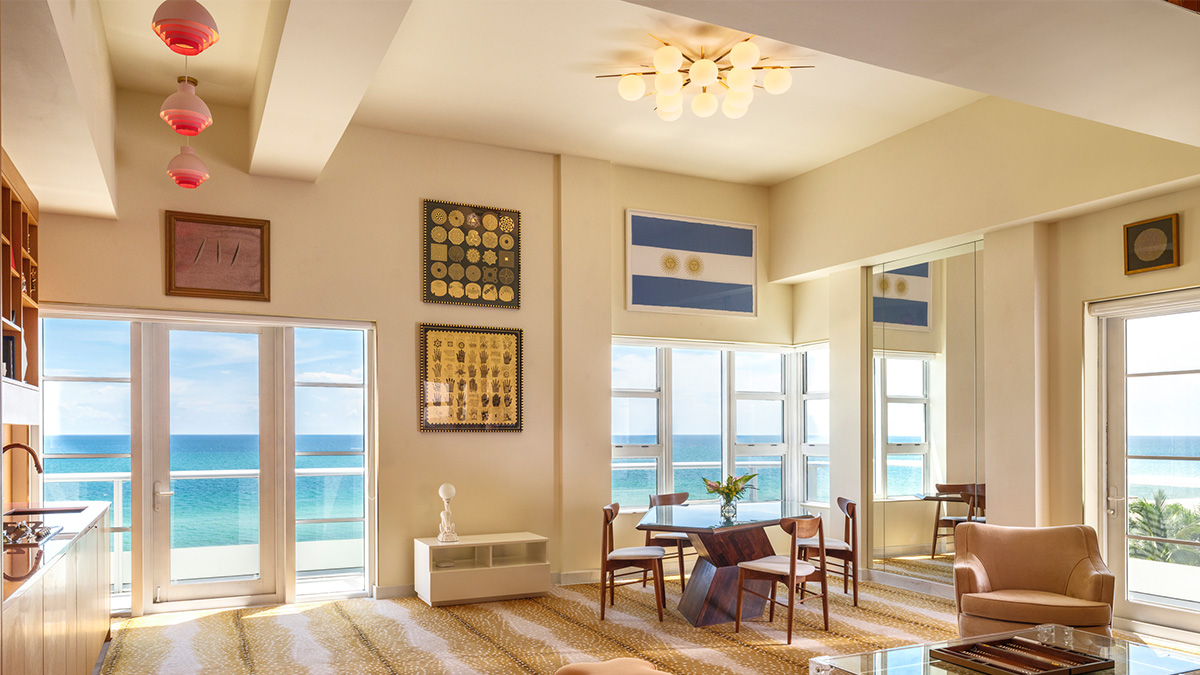 This $7 Million Miami Beach Penthouse Is Crowned by a Sprawling Rooftop