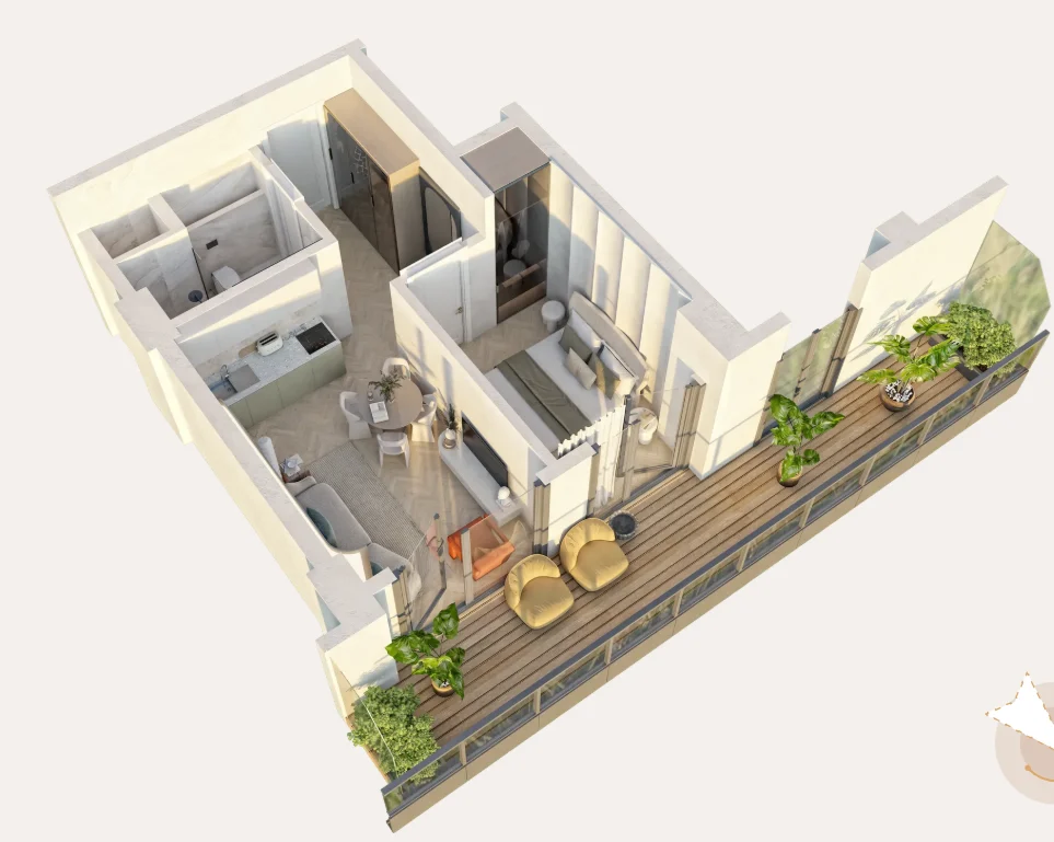 Serviced Apartment Managed Residences for Sale in Batumi, Adjara, Georgia USD 114,138
