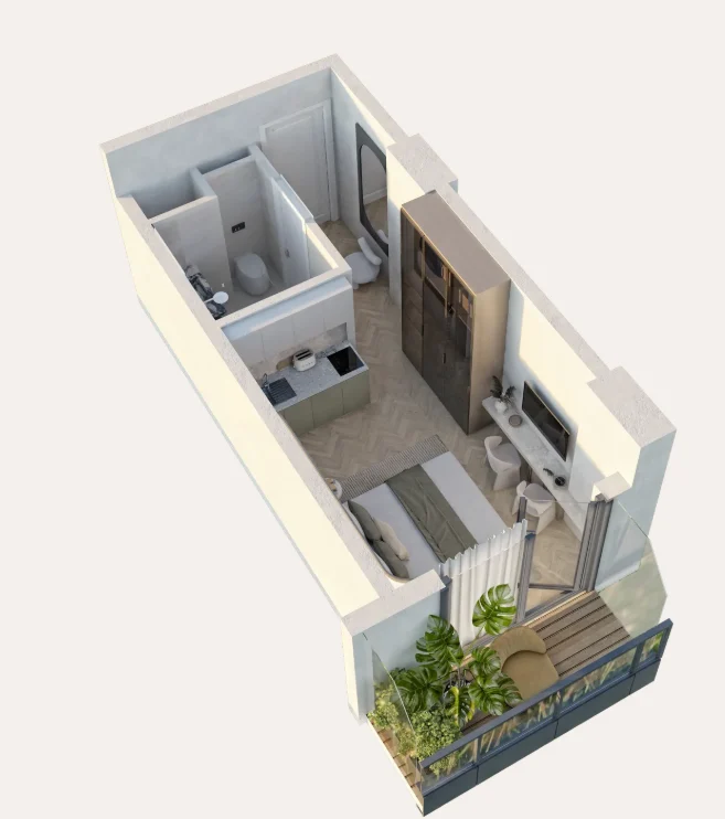 Apartment Managed Residences for Sale in Batumi, Adjara, Georgia USD 68,513
