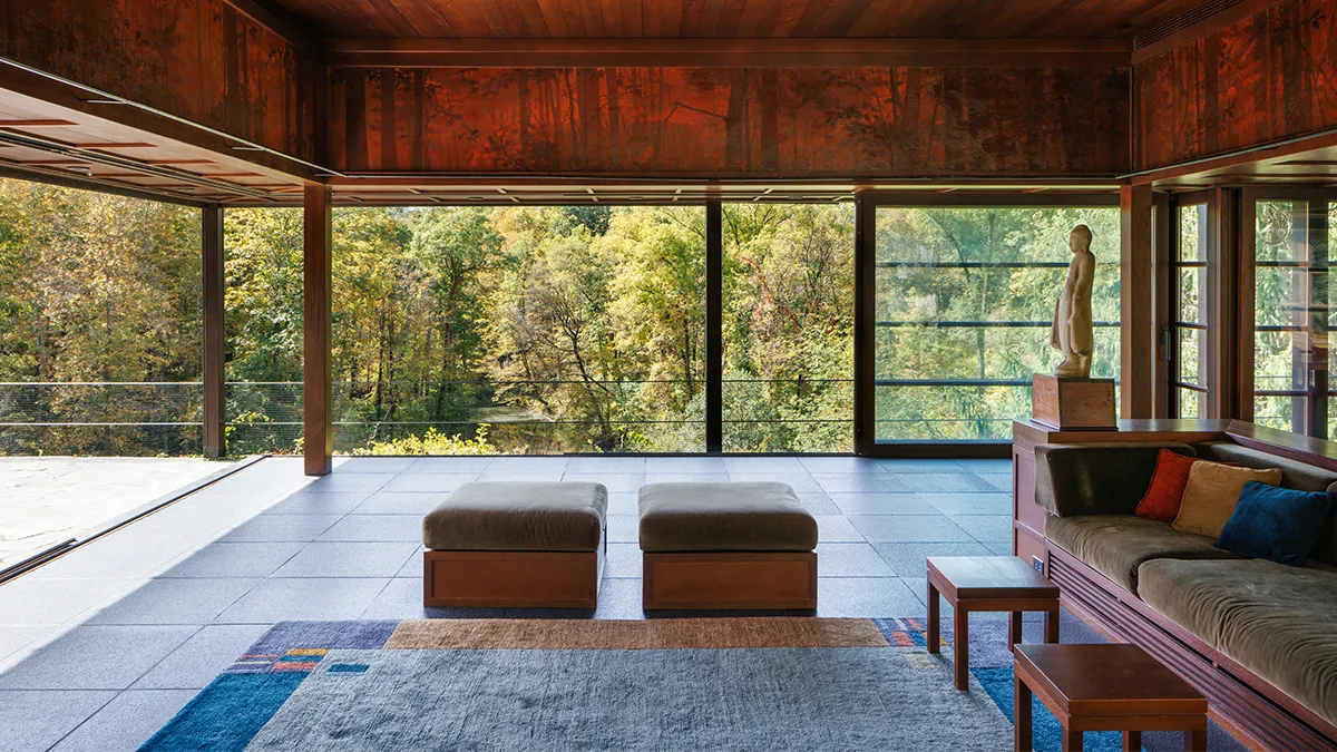 This $8.5 Million Hudson Valley Residence Sits Atop a 60-Foot Waterfall